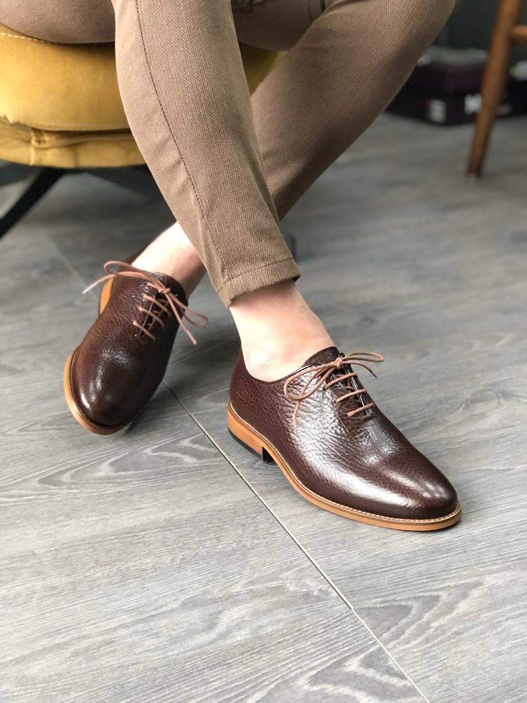 Erkek Kahve Klasik Ayakkabı MR 102